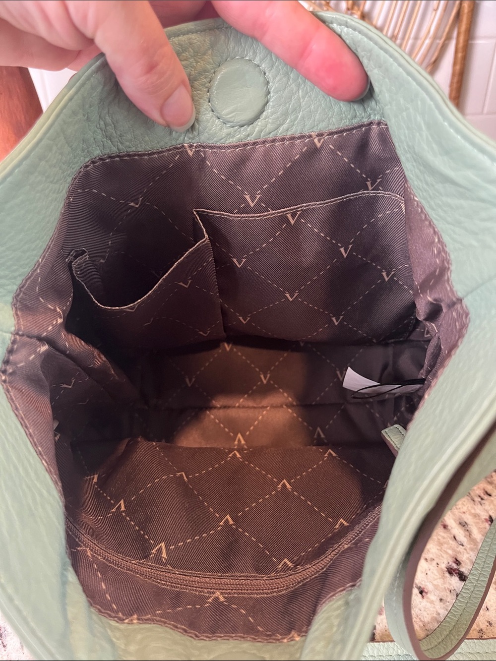 Vince Camuto Slouchy Leather Bucket Bag - Picture 12 of 12